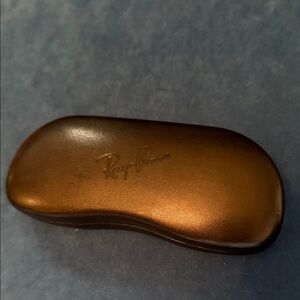 Ray-Ban Dark Black and gray Glasses Case like new